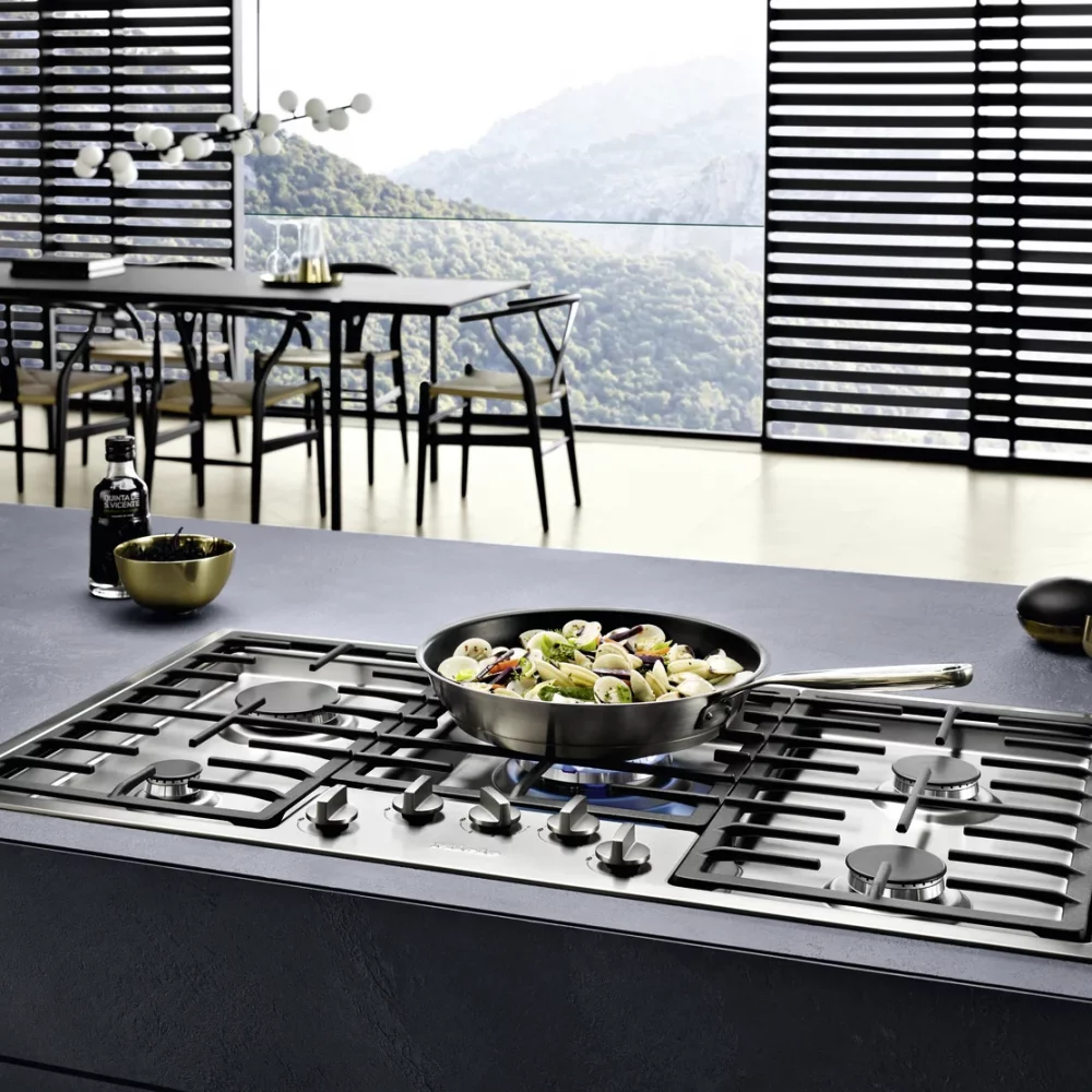 Anafe a gas de 5 quemadores de 77cm