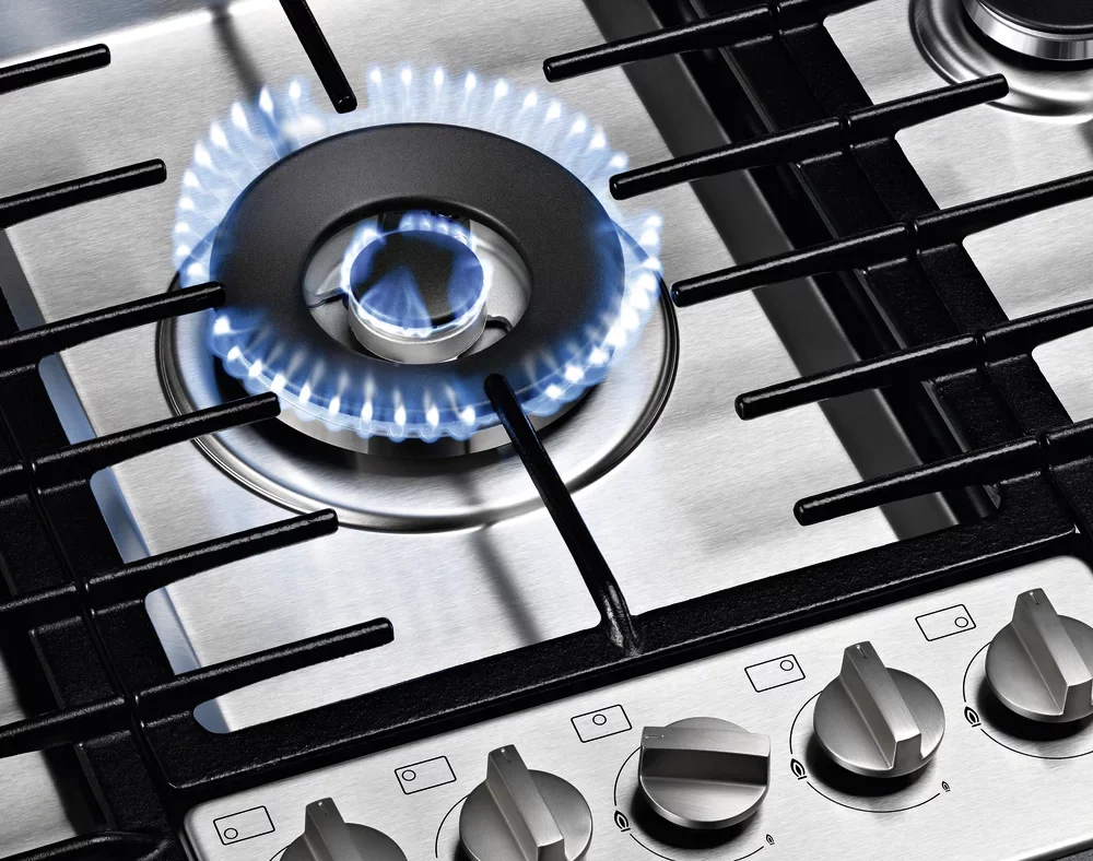 Anafe a gas de 5 quemadores de 77cm