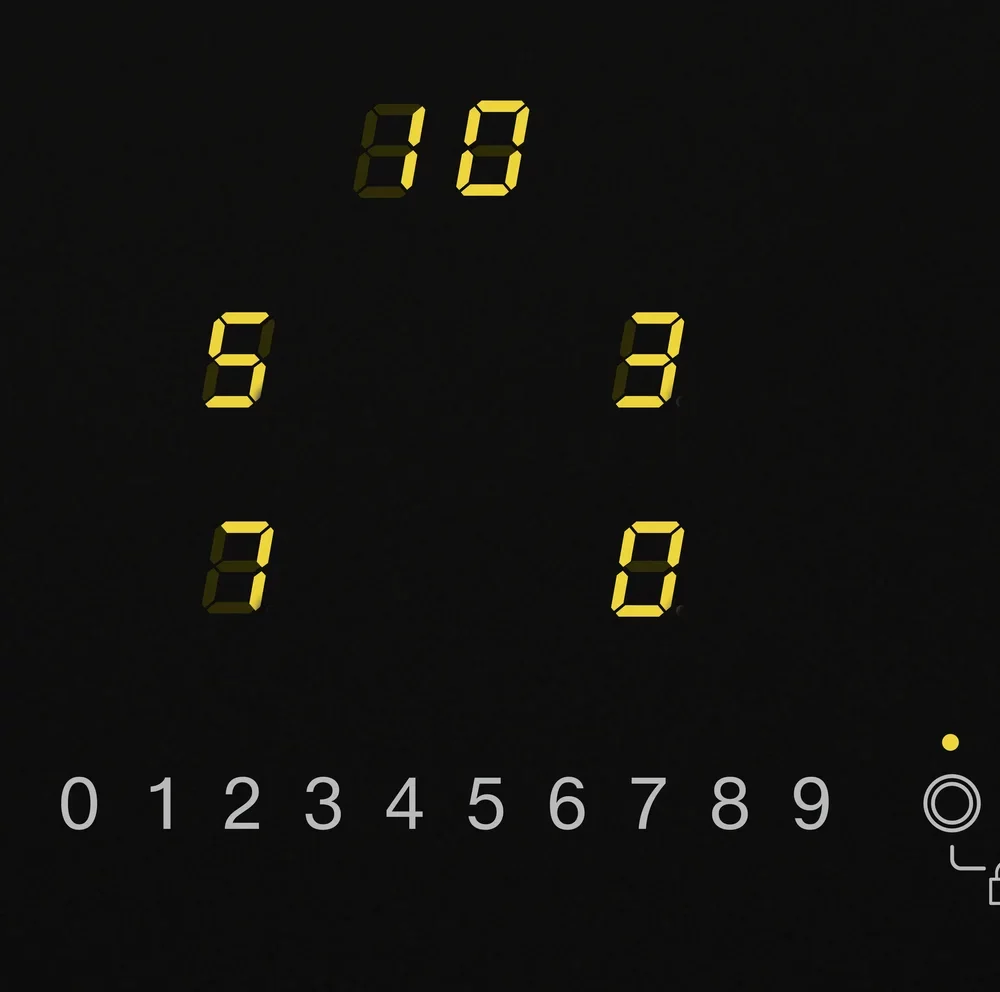 Anafe Vitroceramico con marco de acero